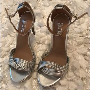 Silver heels